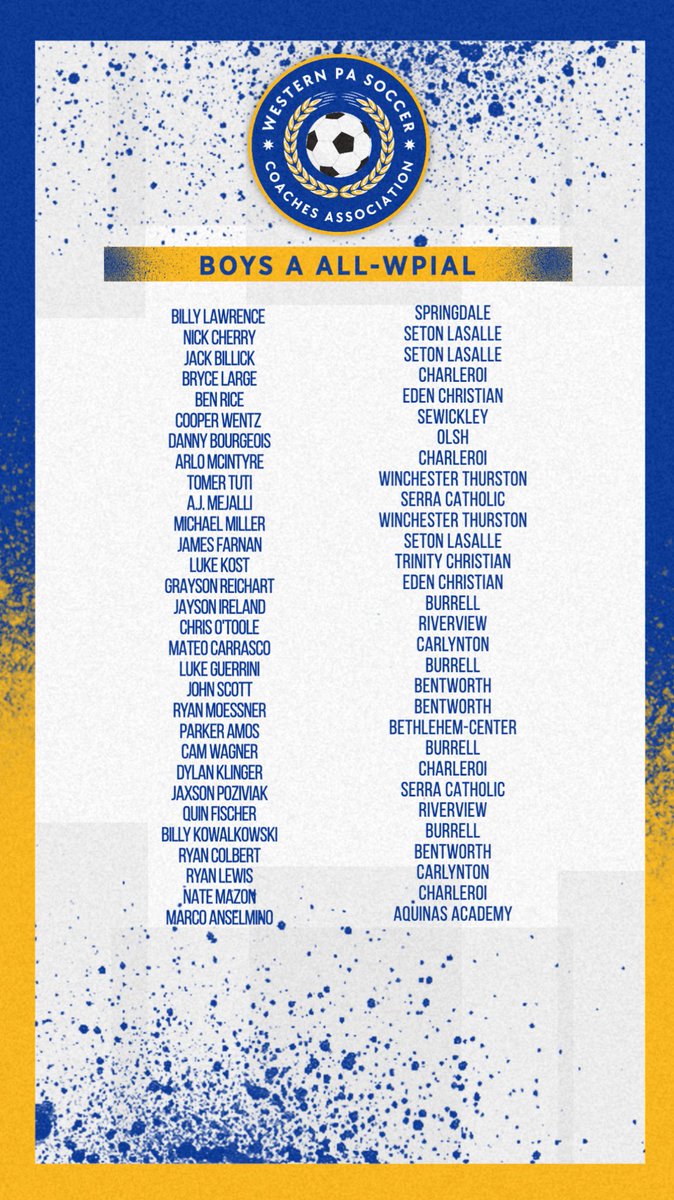 Western Pennsylvania Soccer Coaches Association tweet media