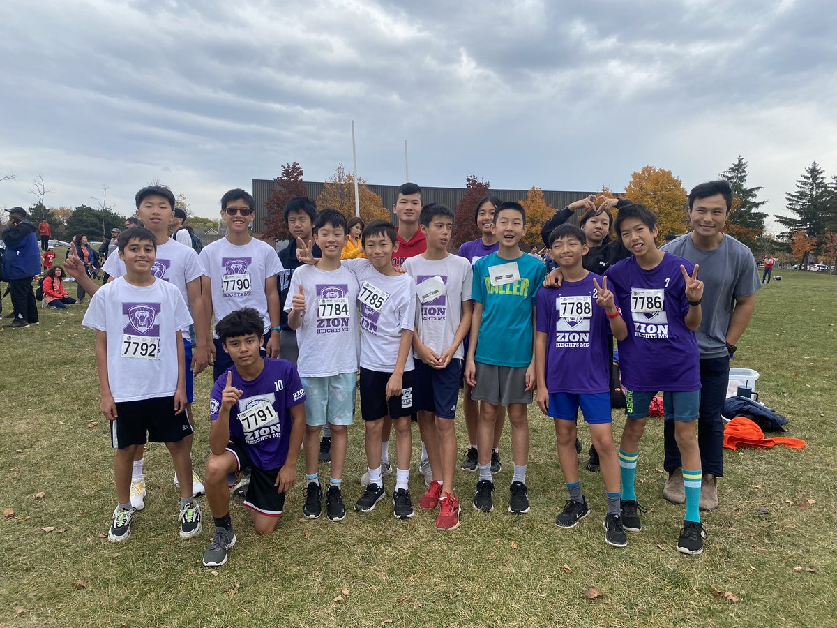 ZionTdsb's tweet photo. Good luck 🤞 to all awesome runners today at the @TDESAA_TDSB @tdsb Cross Country City Finals!  Thank you to #tdessa for organizing another terrific day of student athletics! We’re also rooting for the home team @ZionTdsb so let’s go LIONS 🦁 🦁 🦁 👏 #zionathletics @MrLeTDSB 😊 https://t.co/tsjlHoGvei