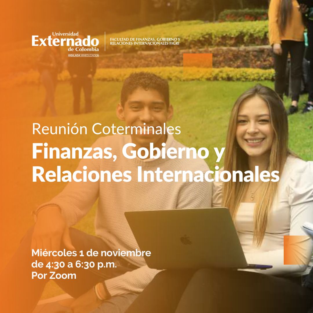 🤓Si eres estudiante de penúltimo semestre de Finanzas y RRII o de Gobierno y RRII, conéctate y conoce las opciones que tienes para iniciar tus estudios de posgrado en tu último semestre de pregrado🙌🏻💥
.
🗓️miércoles 1 de noviembre
⏰4:30 pm
📍Zoom
✍🏻bit.ly/coterminales-f…