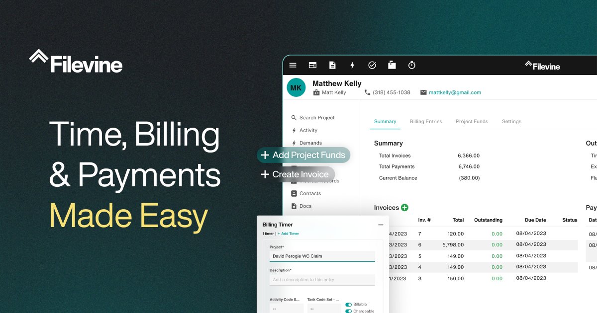 Filevine tweet media