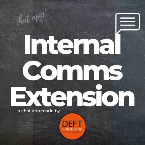 Looking for a way to communicate directly with your teammates within the Appian applications you use every day? 
Check out our latest release to the App Market: Internal Comms Extension. 

#chat #chatapp #appmarket #appian #deftconsulting #internal #comms #extension #utility

1/2