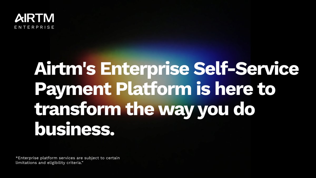 ¿Pagar a equipos de trabajo usando Airtm?

Sí. Empresas, díganle hola a Airtm Enterprise.

Un servicio revolucionario que creamos para que empresas puedan pagar en USDC a sus equipos internacionales de manera rápida y económica.

Más info aquí👇

youtu.be/QY1wUXAvZlI?si…
