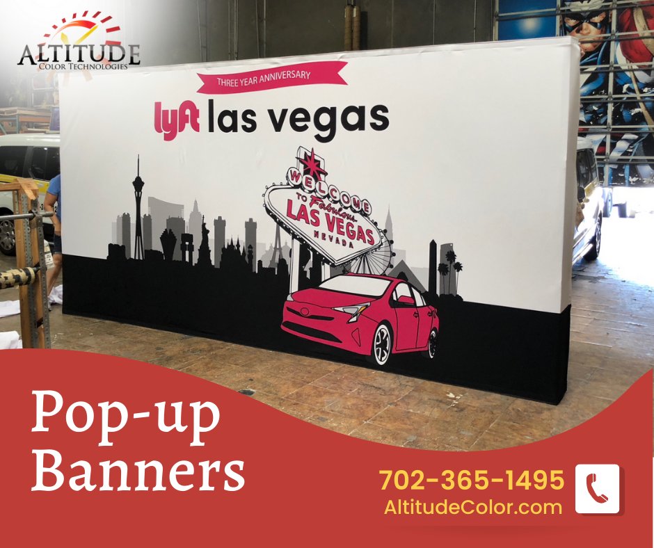 AltitudeColor's tweet image. Looking for a hassle-free display option with convenience and adaptability for your upcoming event? Check out our pop-up banners right away!

For more information, please call 702-365-1495 or visit our website- Link in Bio.

#altitudecolortechnologies #printer #grandformatprinter