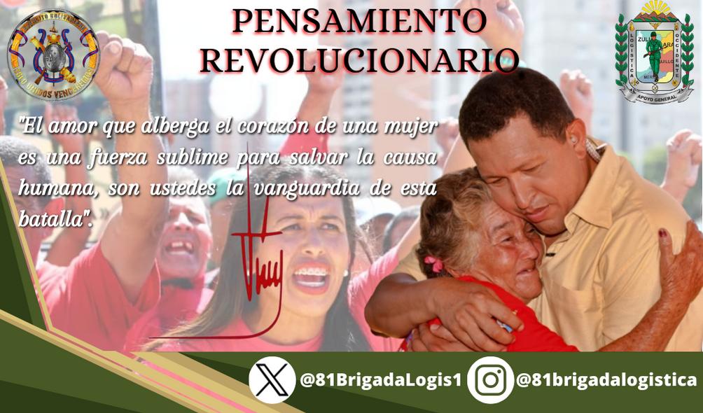 81BrigadaLogis2's tweet photo. 25Oct | 💭 Pensamiento Revolucionario de nuestro Comandante Supremo Hugo Chávez Frías
#Venezuela #Pensamiento
#BrigadaLogistica https://t.co/XA0tK2VJzf