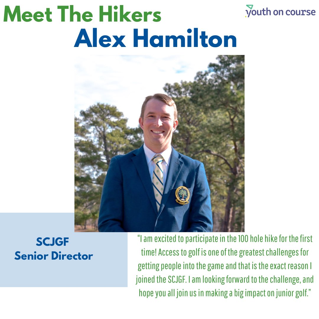 SCJGF's tweet image. Meet The Hikers! This team of 4 are accepting the challenge to play (and walk 🫣) 100 HOLES of golf in ONE DAY on November 1st! Check out the link in our bio to learn more and to donate to our @yocgolf fundraiser! 👏🏻 e.givesmart.com/events/z9G/