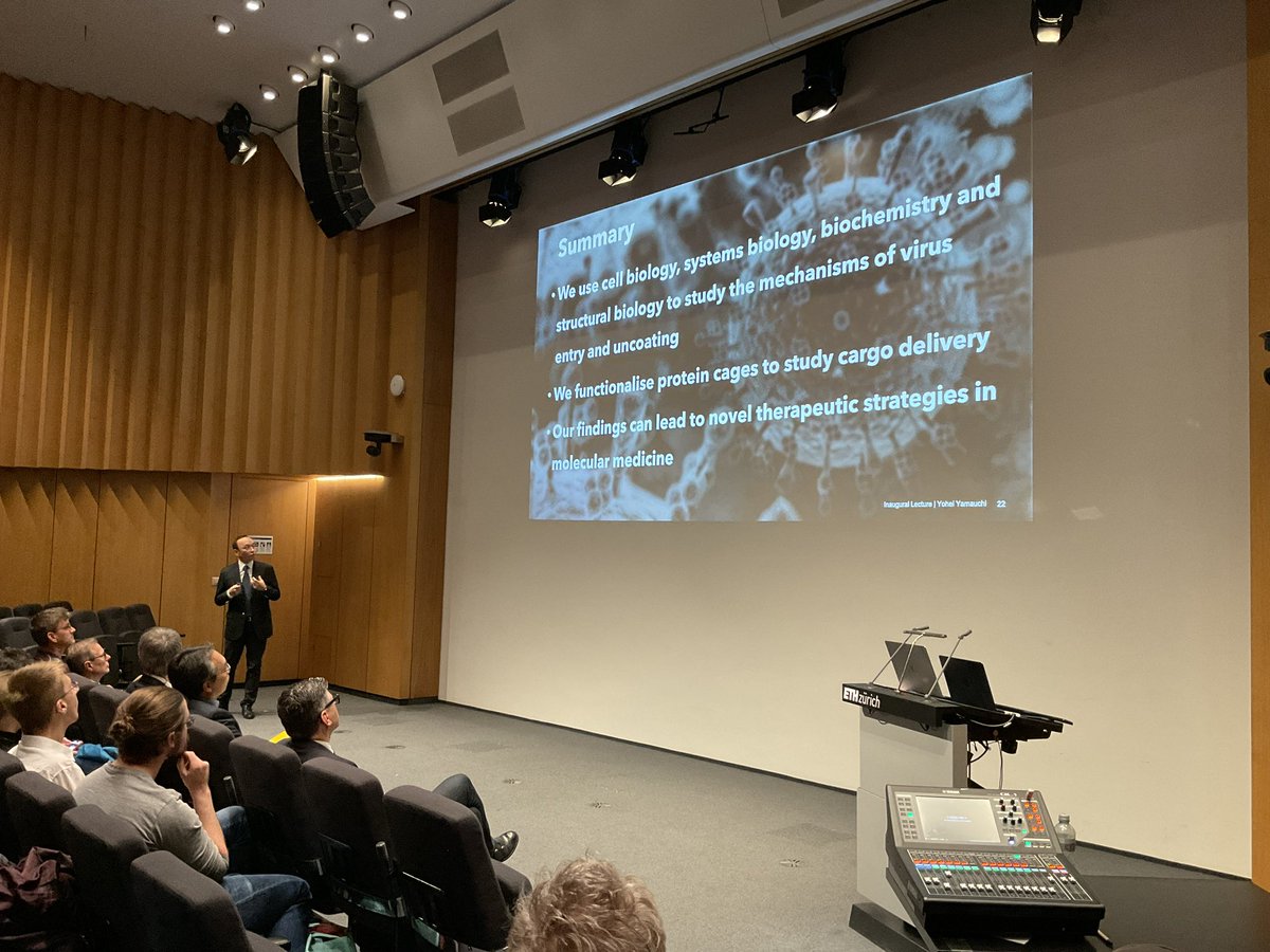 D-CHAB (@eth_dchab) on Twitter photo Yamauchi <a href="/YamauchiLab/">Yohei Yamauchi</a> presenting his #SARS -CoV-2 co-receptor study which was EU project of the month in Autumn 2020 and his more recent research on virus-inspired protein cages for cellular uptake to facilitate payload delivery in cells. Yamauchi <a href="/YamauchiLab/">Yohei Yamauchi</a> presenting his #SARS -CoV-2 co-receptor study which was EU project of the month in Autumn 2020 and his more recent research on virus-inspired protein cages for cellular uptake to facilitate payload delivery in cells.