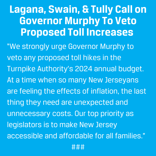LD38 Democrats (@ld38democrats) on Twitter photo Senator <a href="/JoeLaganaNJ/">Joe Lagana</a>, Assemblywoman Lisa Swain, and Assemblyman Chris Tully released the following statement: Senator <a href="/JoeLaganaNJ/">Joe Lagana</a>, Assemblywoman Lisa Swain, and Assemblyman Chris Tully released the following statement: