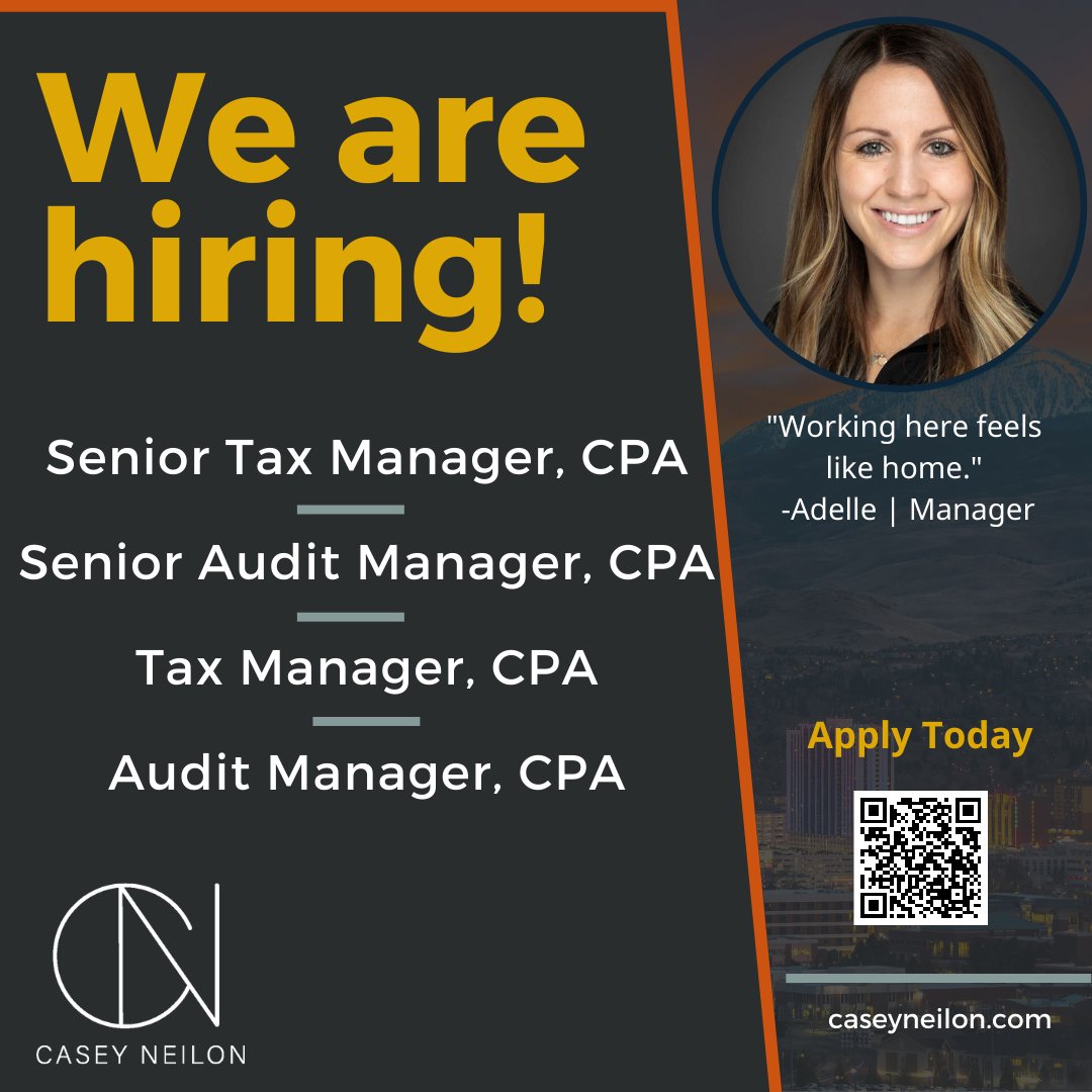 CaseyNeilon's tweet photo. Casey Neilon is hiring experienced professionals to join our dynamic team.
Want a career with great benefits and the opportunity to grow? Apply today!

https://t.co/HGuLT3bMlr https://t.co/fByf4bIvqT