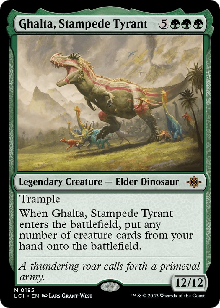 Lost Cavern of Ixalan is now spoiling their cards and we got our first infinite combo in EDH format! Check out the gnarly dinosaur card that has its combo in the comment Lost Cavern of Ixalan is now spoiling their cards and we got our first infinite combo in EDH format! Check out the gnarly dinosaur card that has its combo in the comment