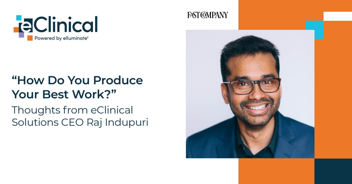 'I work best in an environment where I’m passionate about the subject and feel I can contribute in my own way, small or large, to a greater goal.' Our CEO @Raj_Indupuri recently spoke to @FastCompany about why passion fuels his work: fastcompany.com/90968426/how-d…