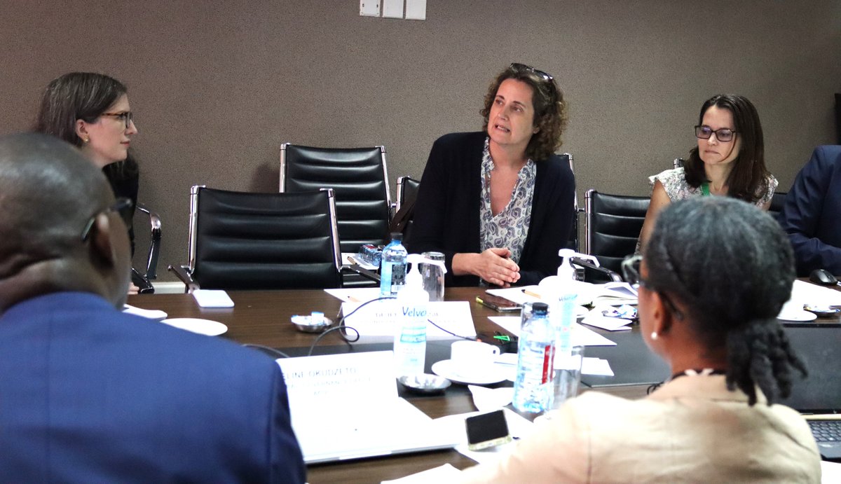 NnennaNwabufo's tweet photo. Our discussions focused on how to foster organizational learning and ensure complementarity between the @AfDB_Group and UNHCR’s operations with the objective of strengthening humanitarian response in the region. #ImproveQoL #Partnerships https://t.co/9C1NaiPX15