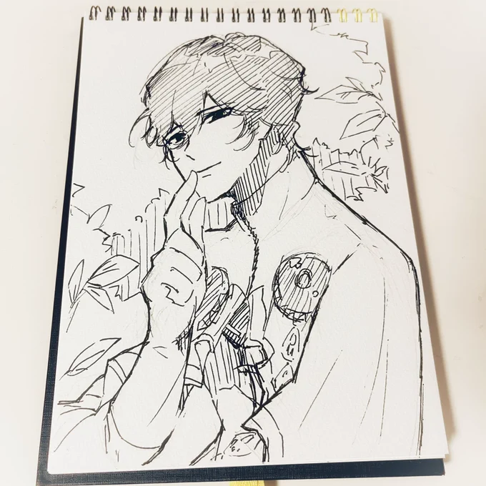 ライブで描いたアルジュナ
ほらこの角度なら良い感じになってるんです多分 