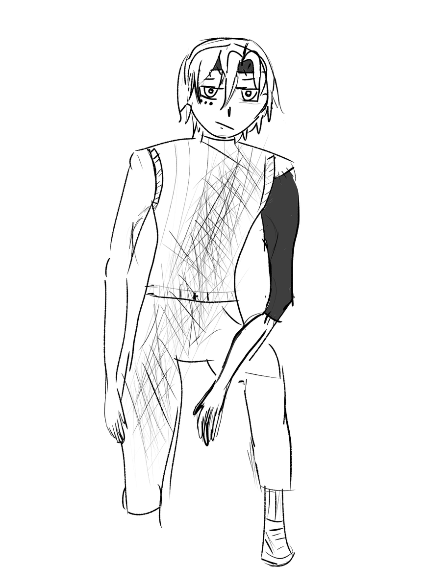 FrankeyDr's tweet image. For today&apos;s cavepainting I did something that almost look like me, my first #docart I guess, Welcome the boyfailure, I look like one of those drawings made by little kids for &quot;el club del anime&quot; Magic Kids.
I wonder how is the host doing.