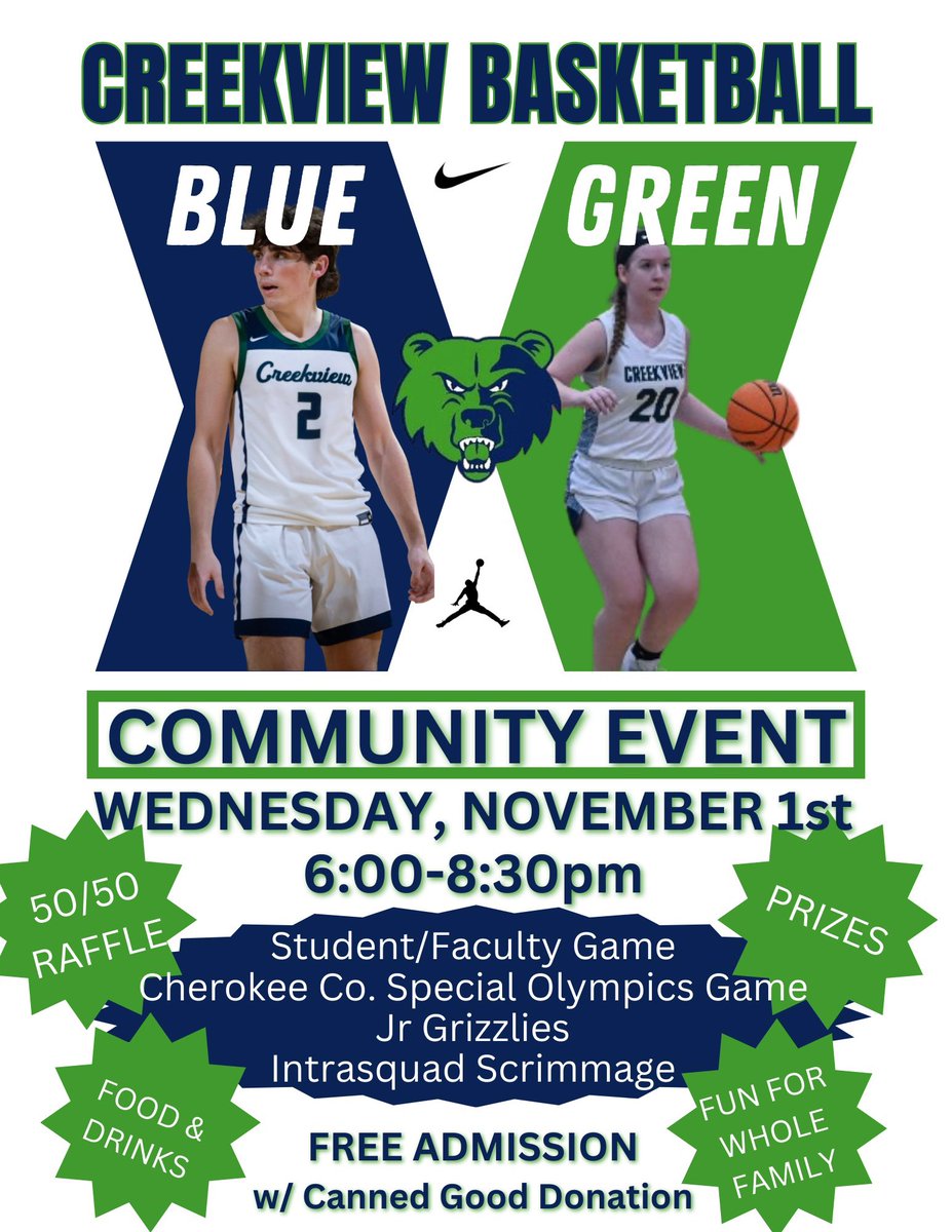 CreekviewWBB's tweet photo. We’re 1 week away! Come check us out for what we’re hoping to be a COMMUNITY event where we can showcase our programs! 
@CreekviewHoops https://t.co/0h7KGS8iF4