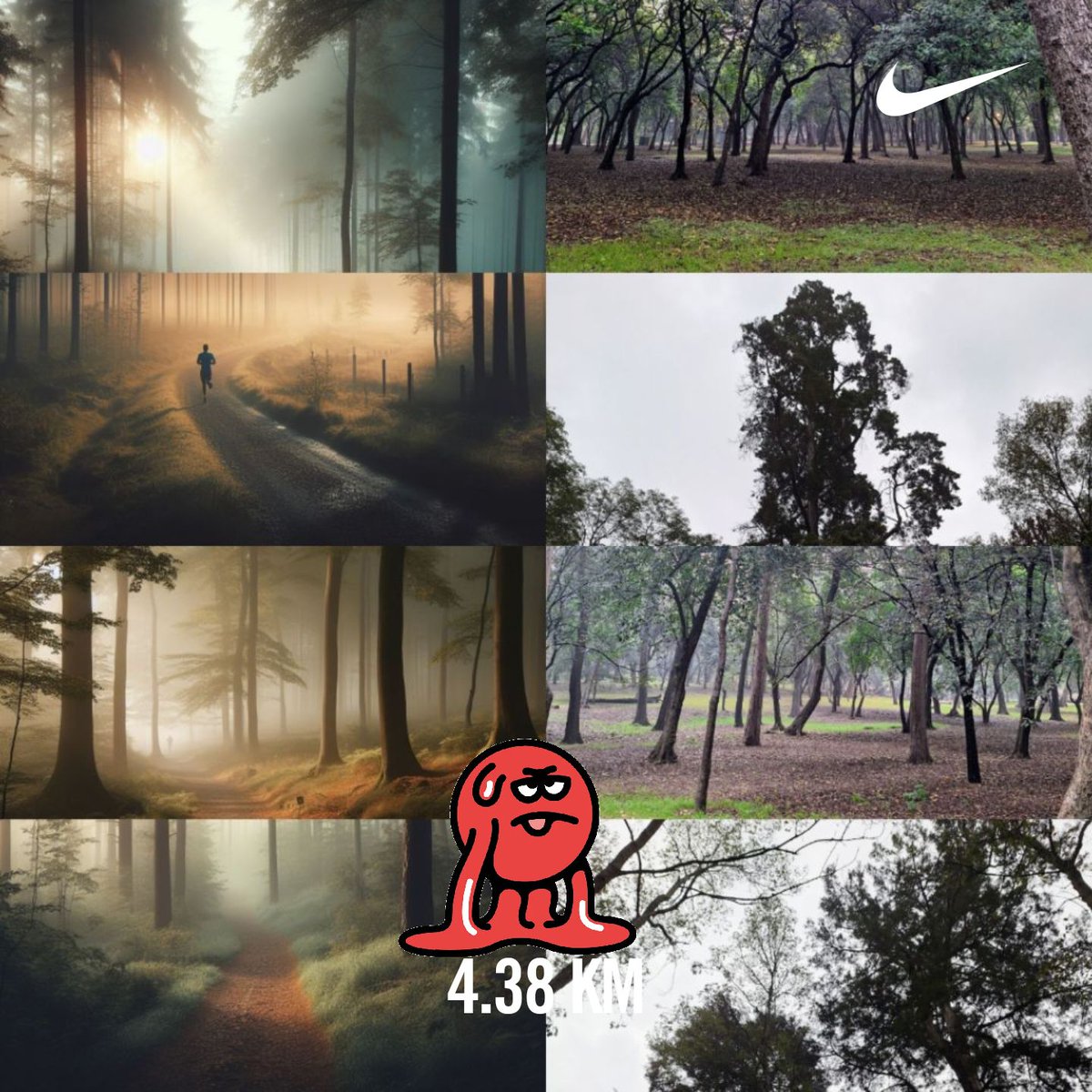efrencasas's tweet photo. #WednesdayMotivation #running #nrc #nikeplus #nikerunning #JustDoIt #yoelegicorrer #corrersana #fitover58 #laufenmachtglücklich #laufen  #Runday #esdecorredores #Chapultepec #CDMX #RunYourRun #natural vs #artificial #AI #DallE3 https://t.co/9GkH8aSdzI