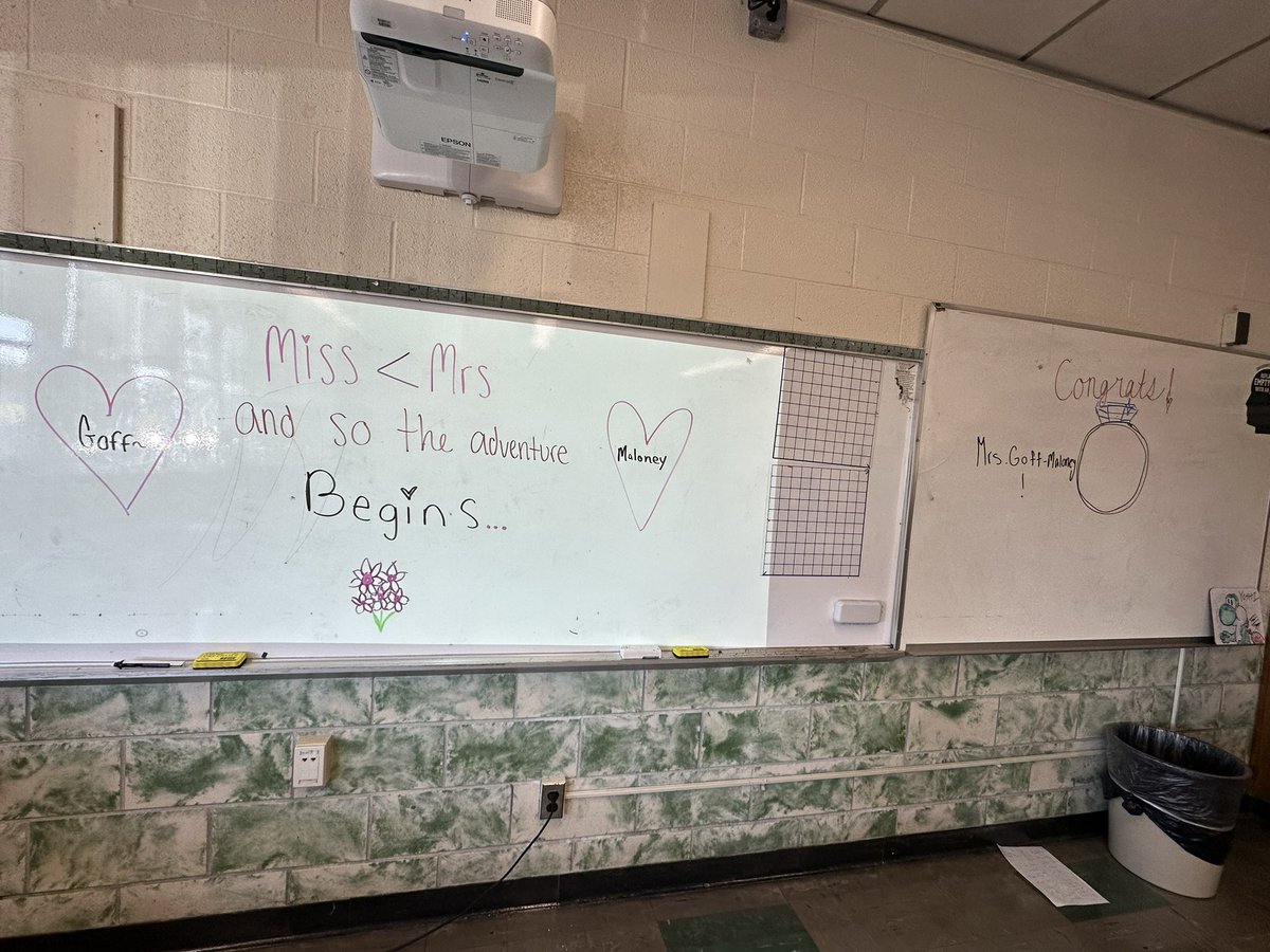 My Ss and co-teachers are so kind! I am getting married this weekend, and yesterday I was surprised with gifts, treats, and cards. Today my
3rd block surprised me with a card and drawings! So grateful! 💍❤️