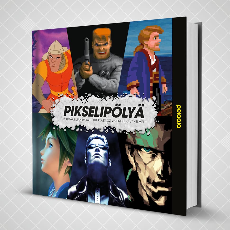 Pelaajan uusi kirjaprojekti on trilogian täydentävä Pikselipölyä - pelimaailman rakastetut klassikot ja unohdetut helmet!  Tutustu kirjaan ja tue nyt alkanutta joukkorahoitusta osoitteessa pelaaja.fi/kirja!