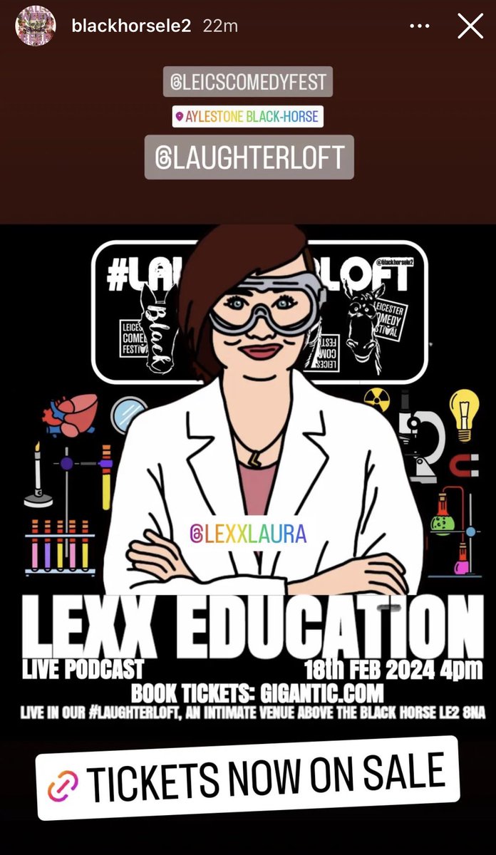 LexxEducation's tweet photo. It’s true, next week our show is SOLD OUT but, we have just put our next live show on sale… join us in Leicester in February! Ahem: https://t.co/x5WBj4cDs0 https://t.co/NXh8VREQ2j