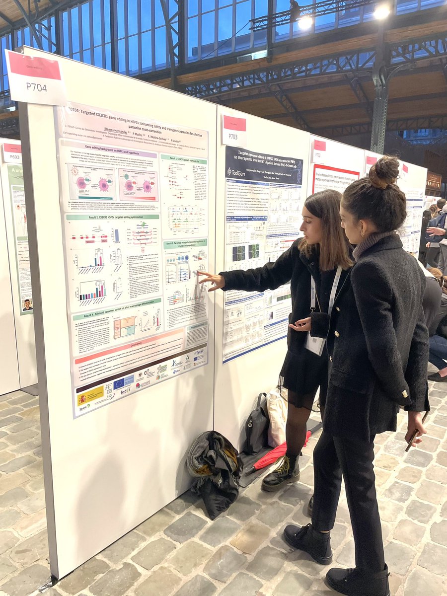 📊 ¡Llega la sesión de pósters en el #ESGCT2023 Congress!

📸 <a href="/tweet_Javi/">F. Javier Molina E.</a> e Iris Ramos, de <a href="/genyo_pts/">GENYO</a>, en acción.