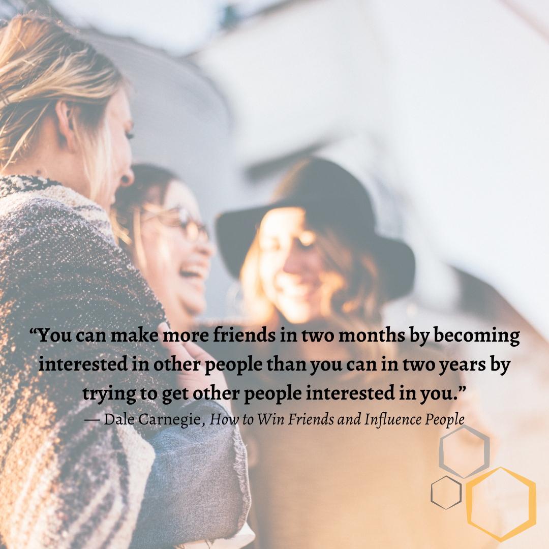 buzzmasters's tweet photo. “You can make more friends in two months by becoming interested in other people than you can in two years by trying to get other people interested in you.”
― Dale Carnegie, How to Win Friends and Influence People https://t.co/AP5Ksus9En