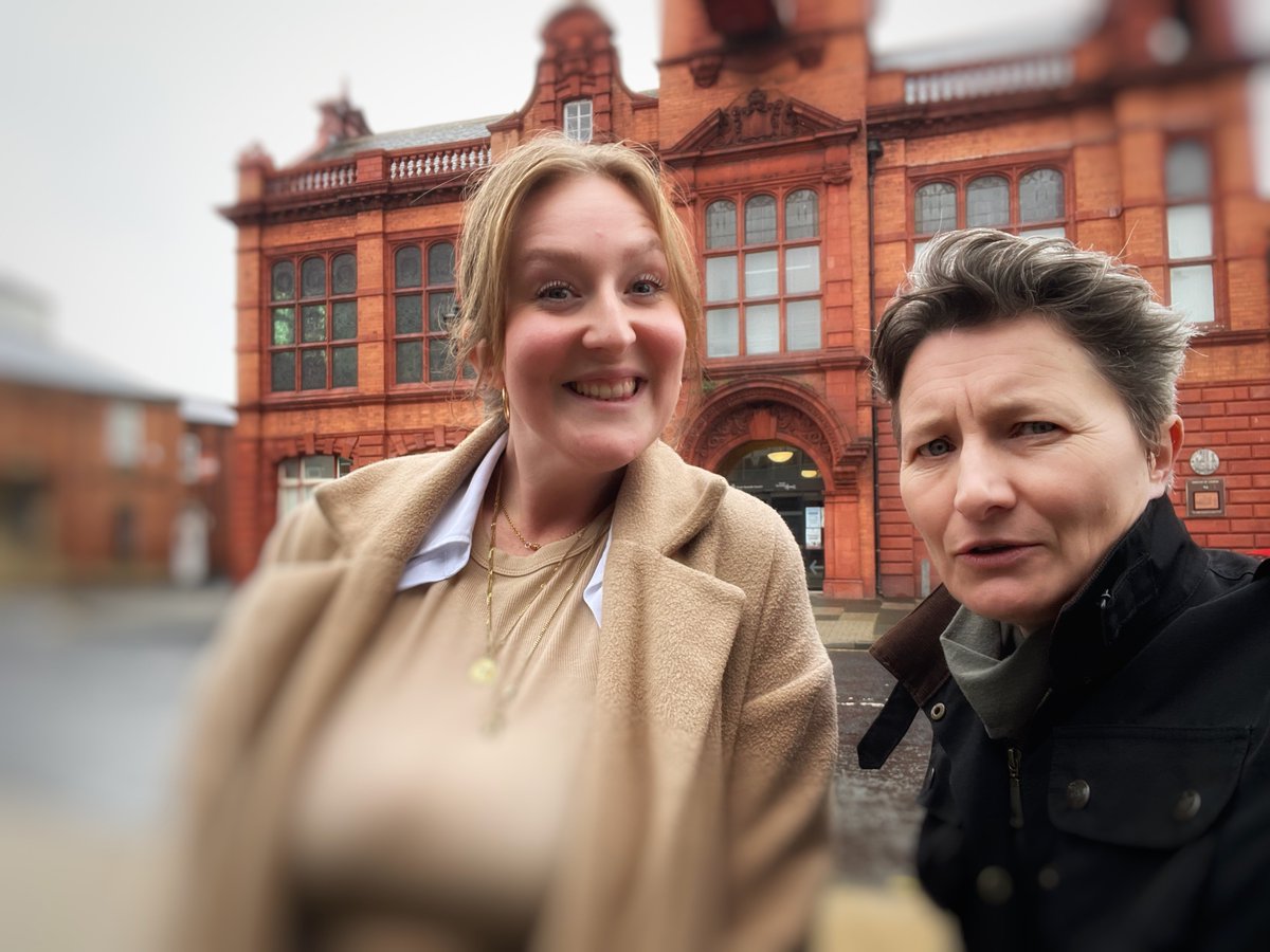 JarrowBigLocal's tweet photo. @CleoGoodman and Roweena from Big Local #Jarrow talked with Richard from #PoliticsNorth about our #UniveralBasicIncome UBI pilot. Watch us on Sunday morning at 10:00. https://t.co/M19DclKYI9 https://t.co/pKezR5X6bZ