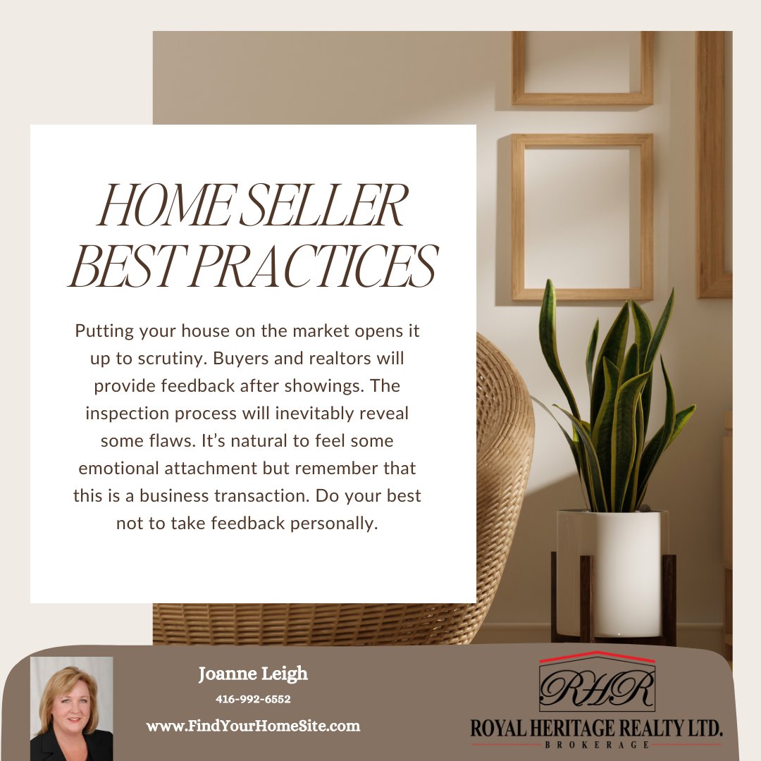 When you put your house on the market, it opens itself up to scrutiny. Buyers and realtors will provide feedback after showings, and the inspection process will inevitably reveal some flaws. I know it can be tough. Your home is a place full of memories and love.