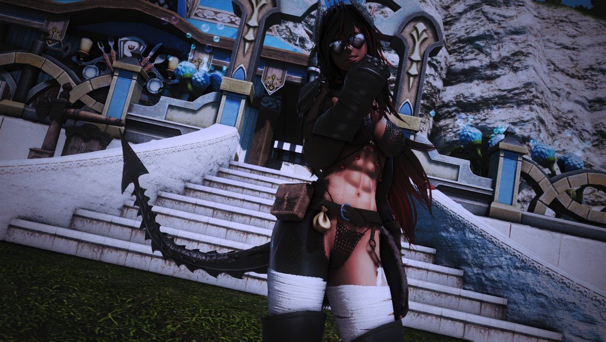 Baalysia_Makoto's tweet photo. "Oh, you like my tail? Well good for you, stop staring or I will knock you out!"
/ #OneuliPoses / #GPOSERS / #ReShade /