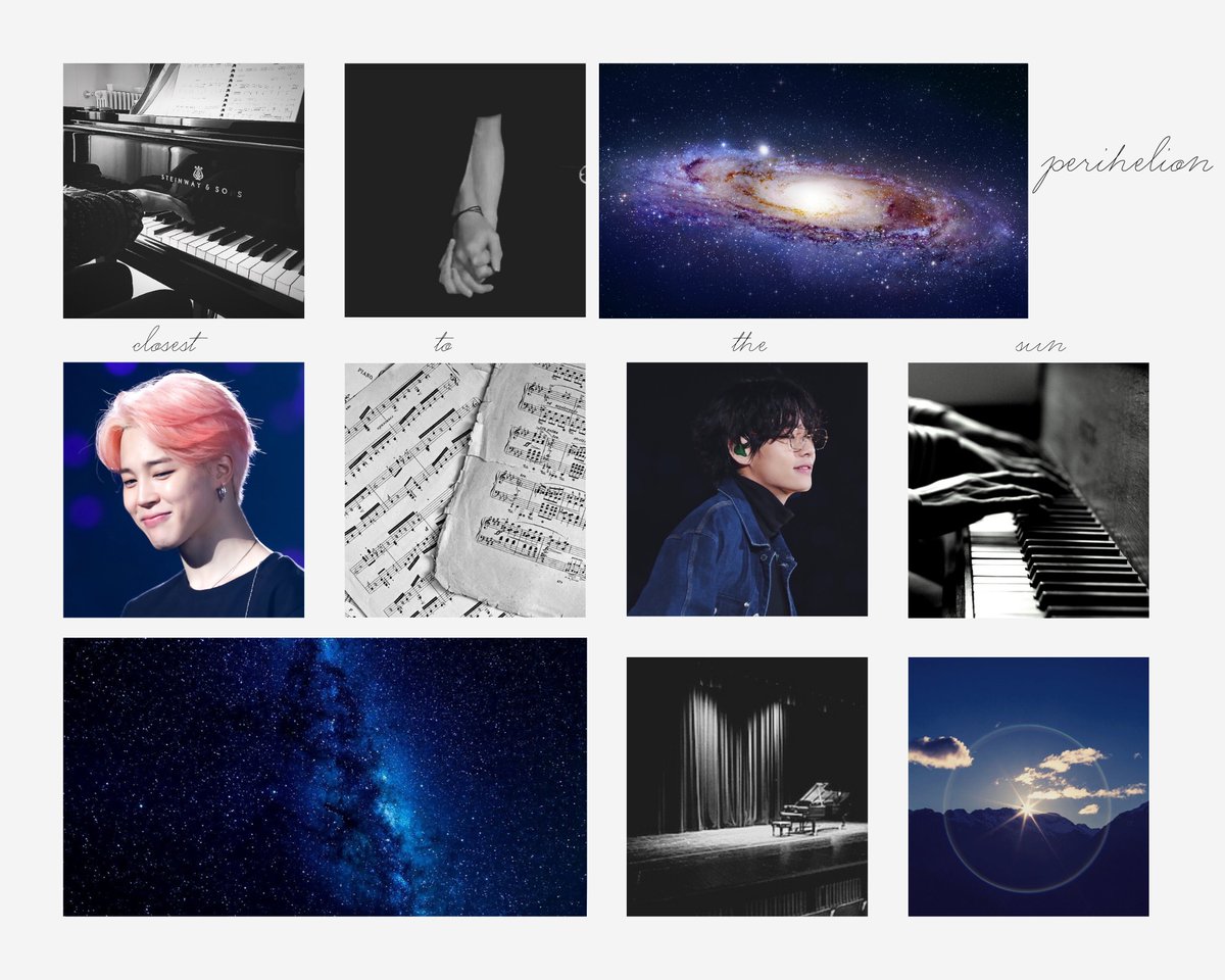 sunnysoulmates's tweet photo. ☀︎ perihelion ☀︎
two pianists find out that actually, they're even better together.
✯ 9.3k
✯ gays in space, strangers to soulmates
✯ https://t.co/fTB5NwJ5u5
#VminWeek23 @vmweek23 https://t.co/N2Bv7npdoS