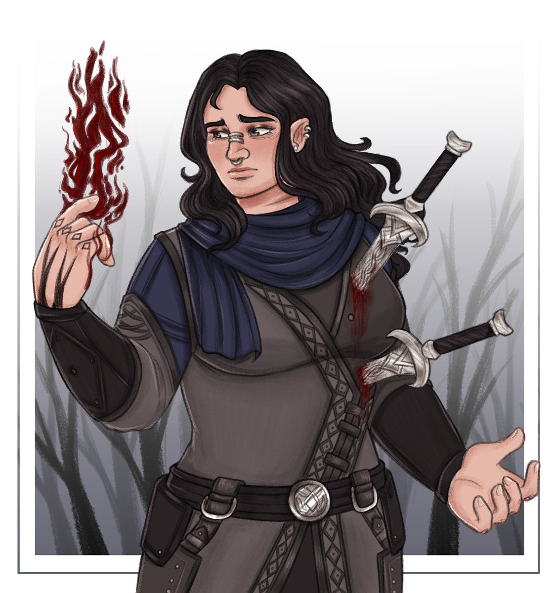 CaptainNumbnuts's tweet photo. Eris Blackthorn, a commision piece for @NyxMareux https://t.co/EGSim9ZqkO