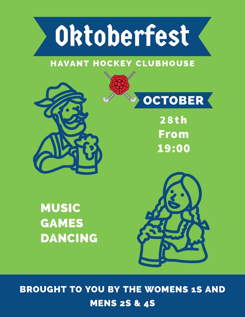 HavantHC's tweet photo. Ok, the party has finished in Bavaria but it’s still October in Havant! Featuring more new beers on tap! Organised by your W1, M2 and M4 teams. #BleedGreen #TeamHavantHC #StickWithFriends https://t.co/7Qdr6kDNgI