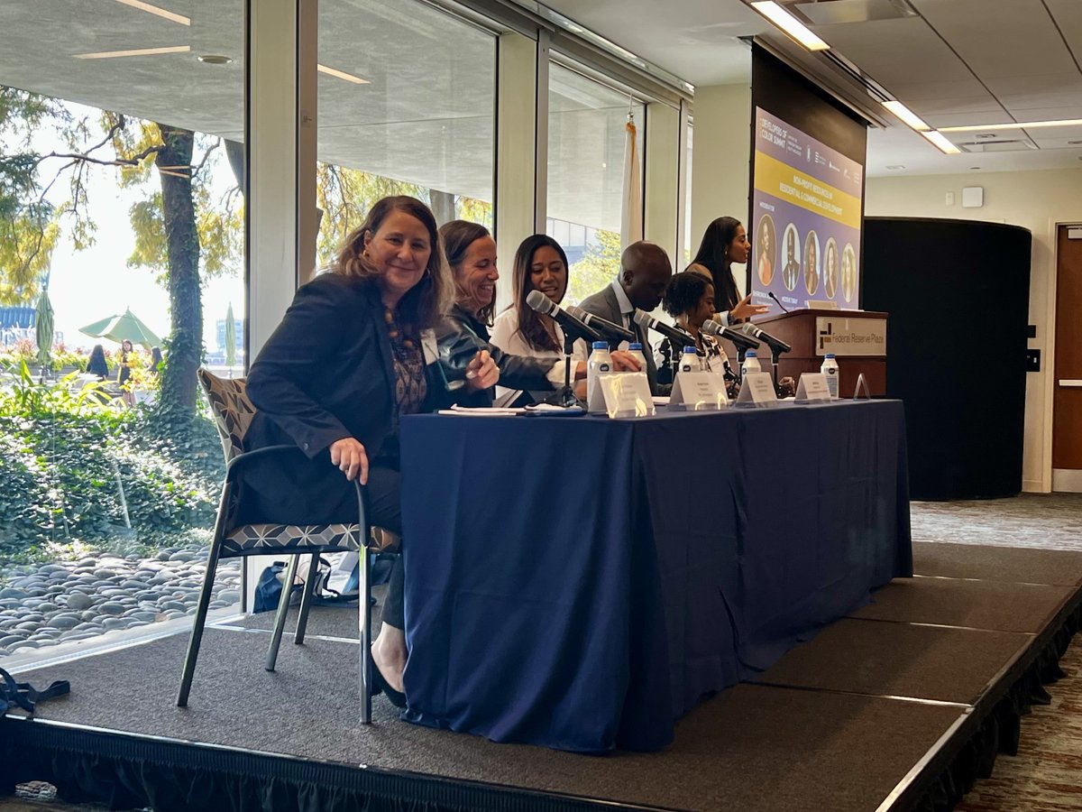 BlueHubCapital's tweet photo. COMING TO YOU LIVE from the #DevelopersofColor Summit, where BlueHub Loan Fund President Karen Kelleher is participating on a panel about #nonprofit resources in residential & commercial development. The event was organized by @HUDNewEngland @BostonFed @MassDev @MassHousing & the Developers of Color Coalition.