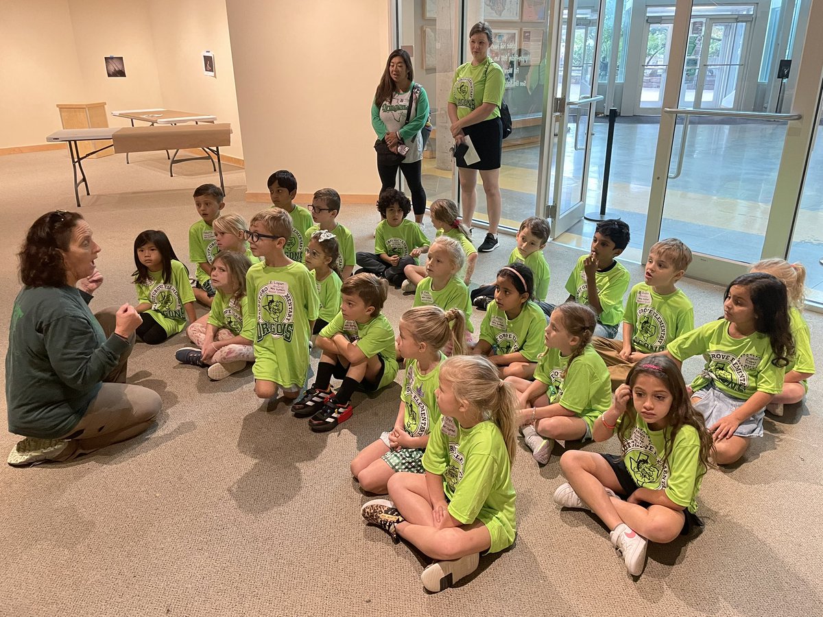 We are having so much fun at Elm Fork Education center !! What a great day/field trip we are having! 💚🐉 <a href="/WGESdragons/">Walnut Grove ES</a>