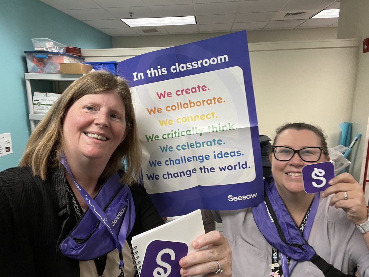 DinittoHilary's tweet photo. Thank you @Seesaw for the Seesaw Swag we received today! The new logo is looking good and we can’t wait to use our new goodies! https://t.co/6TTjN4P7CE