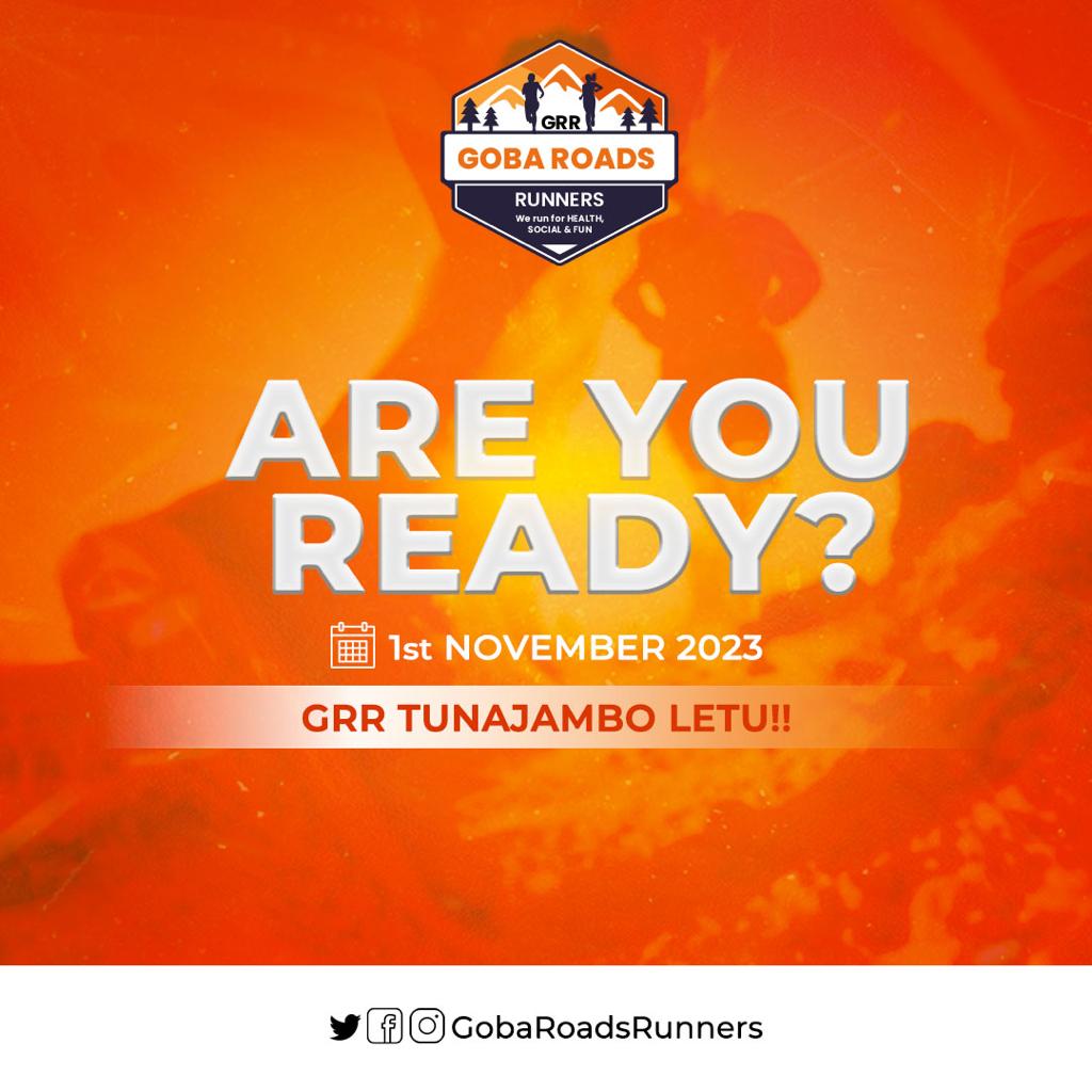 gobaroadrunners's tweet photo. Are you ready? Yaani Upo tayari??
Kaa mkao wa kusubiri sisi ndio wakali wa hizi kazi.
Kopa bando ukilikosa Nov 1,2023.
#GobaRoadsRunners
#SavingLifeWithEveryStep https://t.co/gpwTwXuEpN