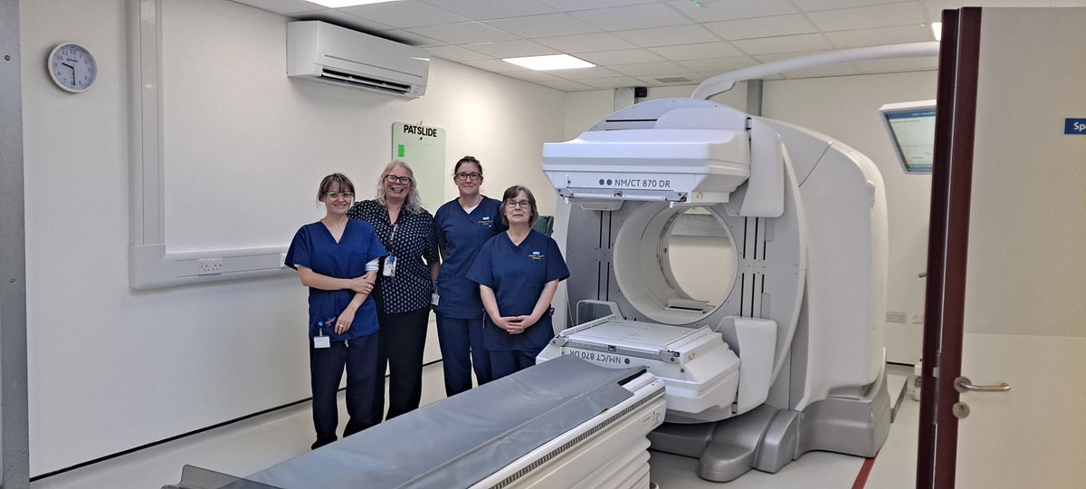 A new scanner that produces more detailed images for easier and faster diagnoses has been formally opened at West Cumberland Hospital. Guest of honour Gary McKee cut the ribbon. It’s an investment of more than £750,000. Read more ncic.nhs.uk/news/new-scann…