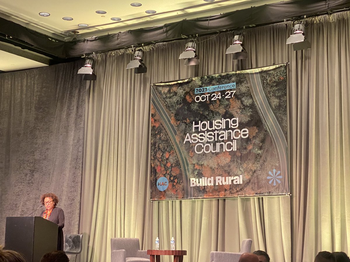 PfRTorg's tweet photo. PRT is in attendance at @RuralHome's 2023 Conference where we are emphatically supporting their charge to #BuildRural! Speaking on the inclusion of the arts in rural development, is @NEAArtsChairMRJ! https://t.co/JRcep1IrhP