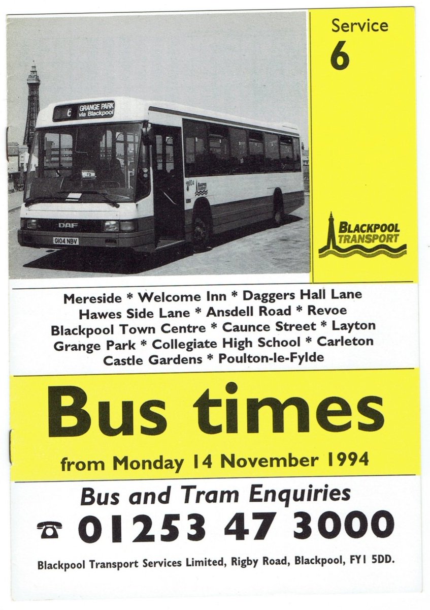 Ransom select of Bus photos and art used on timetables in the fylde coast
…ackpoolbustimetablespast.blogspot.com
1/3
#blackpool #blackpoolhistory #blackpoolilluminations