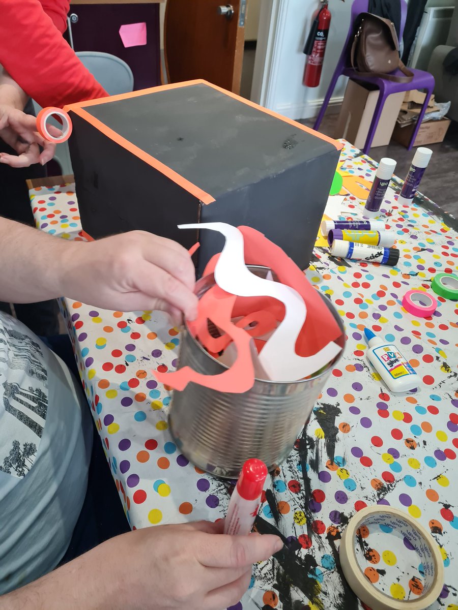 Sharleenshaha's tweet image. Our first session of After Party workshops with The Party People @CookeChemaine was amazing! We are @TheCrescentCare this Friday, for more Prop making, dance and DJ training. All in prep for @darkhorse_uk #Unit21 #AFTERPARTY @musicinkirklees #KYOM23