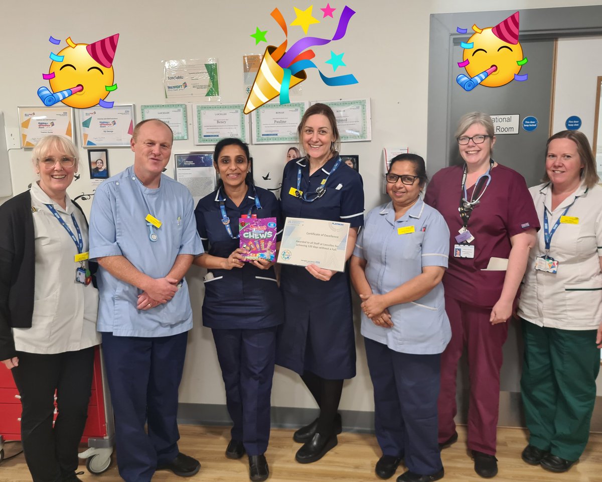 The Fundamentals of Care Team- HDFT ππ (@hdft_foc) on Twitter photo A huge congratulations to our Lascelles colleagues for achieving their Platinum award for 120 days without a fall! Amazing work!! #fallsprevention <a href="/tammygotts2/">Tammy Gotts</a> <a href="/HarrogateNHSFT/">Harrogate NHS FT</a> A huge congratulations to our Lascelles colleagues for achieving their Platinum award for 120 days without a fall! Amazing work!! #fallsprevention <a href="/tammygotts2/">Tammy Gotts</a> <a href="/HarrogateNHSFT/">Harrogate NHS FT</a>