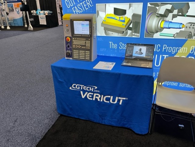 Please stop by the CGTech booth at Southtec to see the latest advancements for CGTech VERICUT! #southtec #digitaltwins #manufacturing #cnc #VERICUT