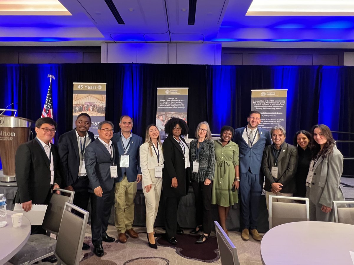 Dr. @juanmundel led the "Humphrey Perspectives 2: Promoting Human Rights and Freedoms" session. Cronkite fellow Mariatu Kabba shared her insight. Kabba serves as a journalism mentor at BBC Media Action and is the Co-Founder of Strong Women Strong Girls Sierra Leone.