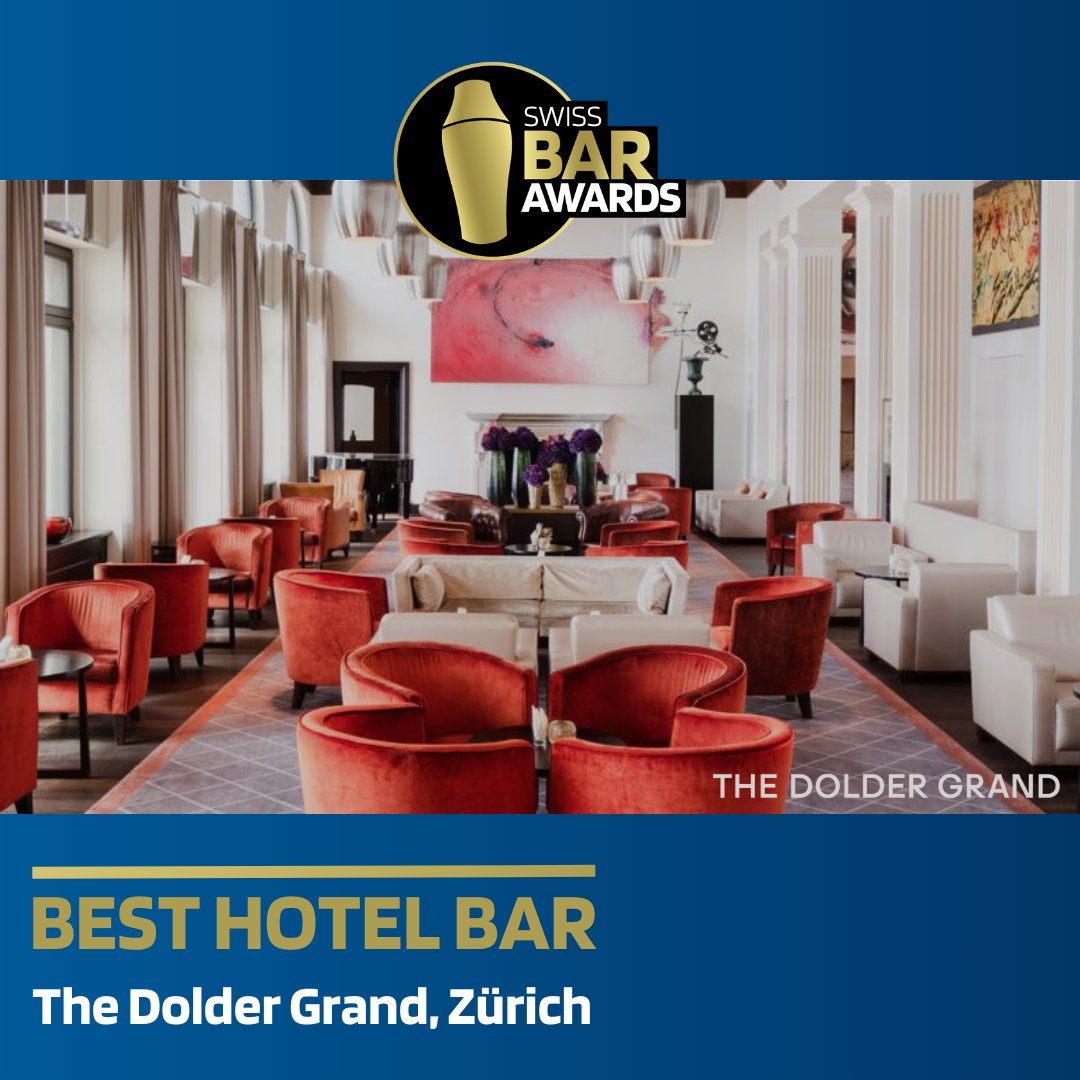 barnews's tweet photo. The Dolder Grand in Zürich ist die 𝗕𝗲𝘀𝘁 𝗛𝗼𝘁𝗲𝗹 𝗕𝗮𝗿 𝟮𝟬𝟮𝟯. Die einzigartige künstlerische Atmosphäre, innovative Cocktailkreationen und interaktive Kunsterlebnisse mit regelmässiger Live-Musik zeichnen die Bar des 5-Sterne-Hotels aus. https://t.co/8Tad5SIsIq