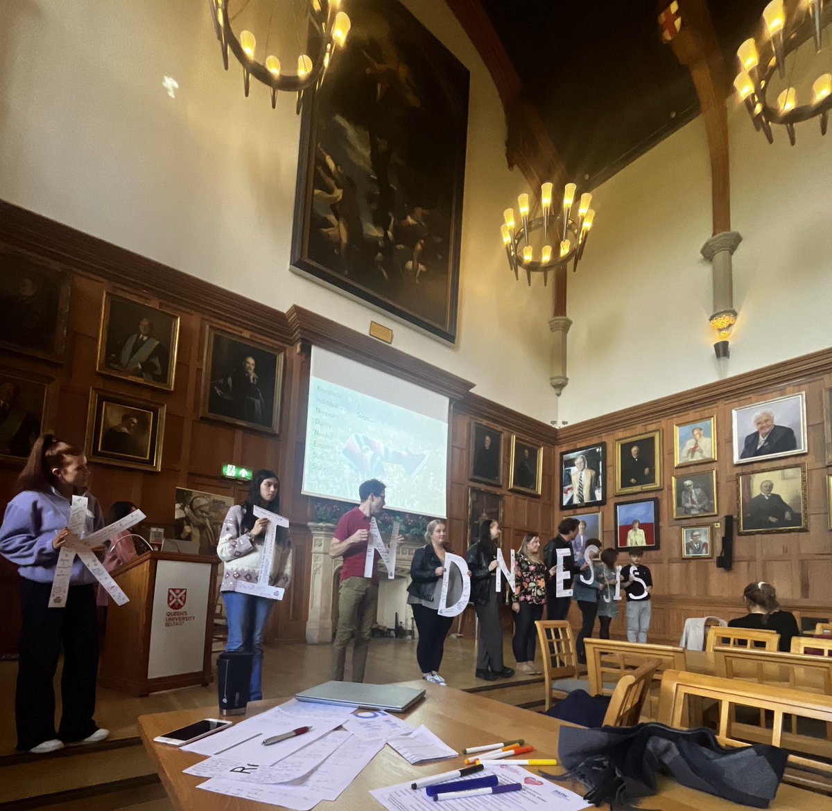 ashleighward00's tweet photo. We did it! The first annual student led social work conference at QUB was a success. Thank you to all of the wonderful speakers and everyone that supported myself &amp; Andrew Rawding in the organisation of the day. 🫶
#qubsocialworkstudentconference #socialwork #kindness @QUBSSESW https://t.co/QxLSVgrmvR