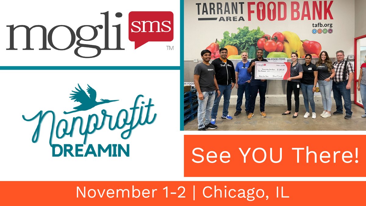 Nonprofits are core to our start and, therefore, heart as well.❤️ Mogli is the Innovation level sponsor for this year's @NonprofitDream! Come see us in Chicago at the 'Smartie Bar,' next week, November 1-2!