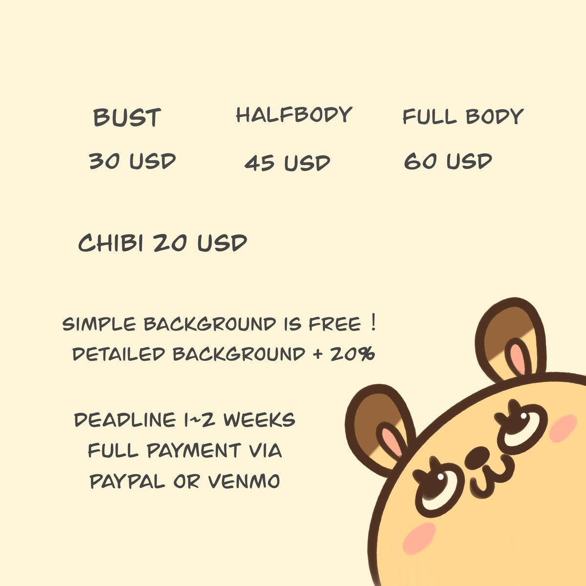 smdwhynot's tweet photo. Early Christmas commissions open! I’m only opening 5 slots for now, this is my price list. Welcome to dm me if interested!  #artcommission #commissionopen https://t.co/zWwiIJbmSM