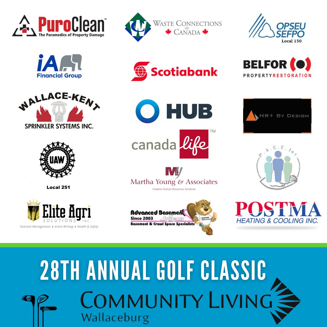 We'd like to say a huge thank you to our Hole Sponsors who showed us their support this year at our 28th Annual Golf Classic!