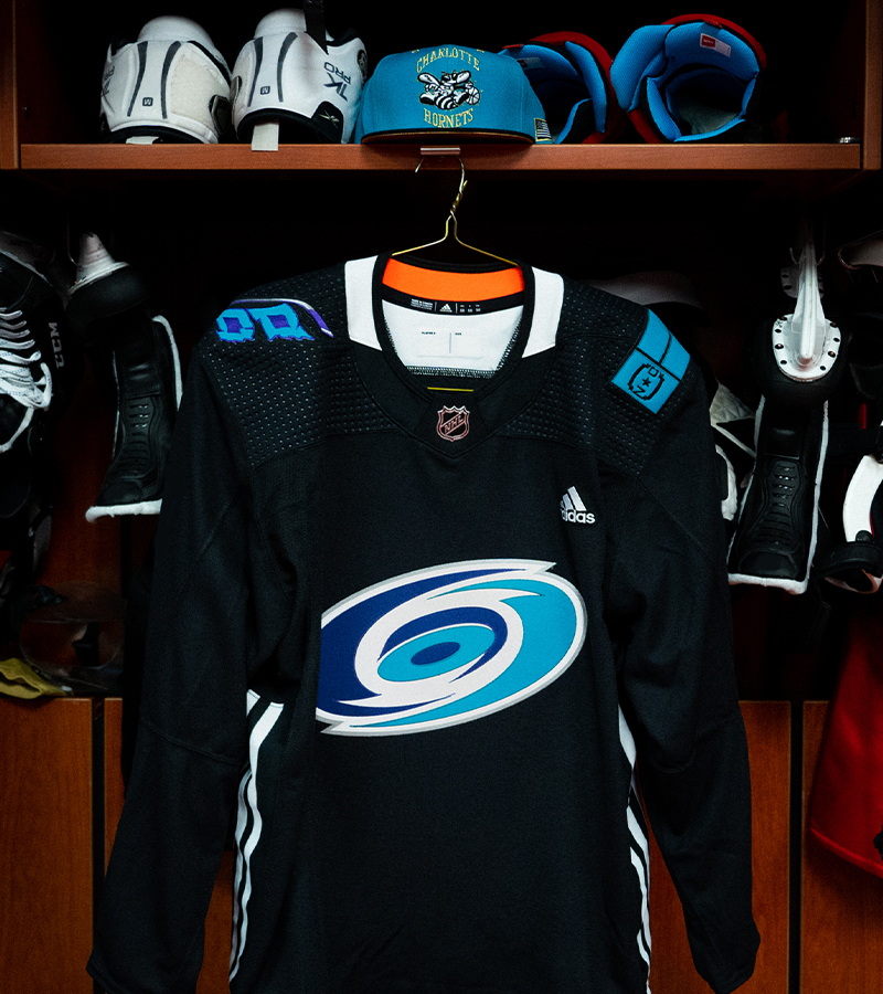 Canes's tweet photo. Big day for NC! Go get 'em this season, @hornets 👊

#CauseChaos | #LetsFly35 https://t.co/RCMwfwTZls
