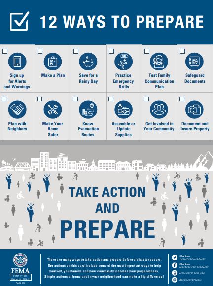YorkCountyOEM's tweet photo. Are you prepared if a disaster were to hit your area? FEMA Federal Emergency Management Agency gives us a way to help make sure we are prepared.
#alwayspreparing #prepareycoem #getprepping https://t.co/KYqezGlgmM