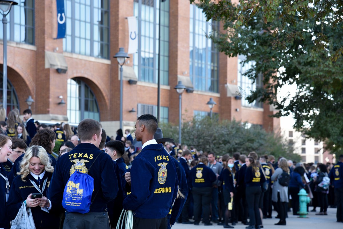 ISDAgov's tweet photo. Indiana has 100 students from across the state competing at the National FFA Convention next week in a variety of Career and Leadership Development Events.

🔎 Read more and find a full list of competing chapters and members → https://t.co/plTcXRQosT https://t.co/oWEVfWqh2D