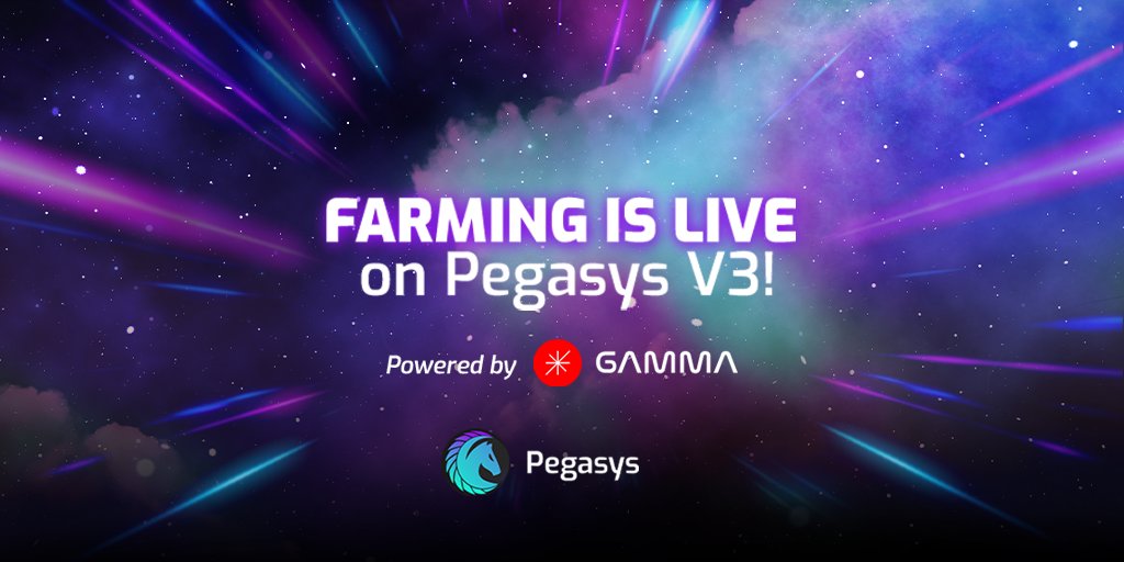 PegasysDAO's tweet image. 🚜🌾 Farming on Pegasys.fi is LIVE! 🌾🚜

Powered by our partners @GammaStrategies, join us on this exciting journey of yield-maximizing opportunities, rewards, and more! 💰🚀

Get your hay hats let's do it! 🤠

👉 Farm on app.pegasys.fi/#/farm 🌾